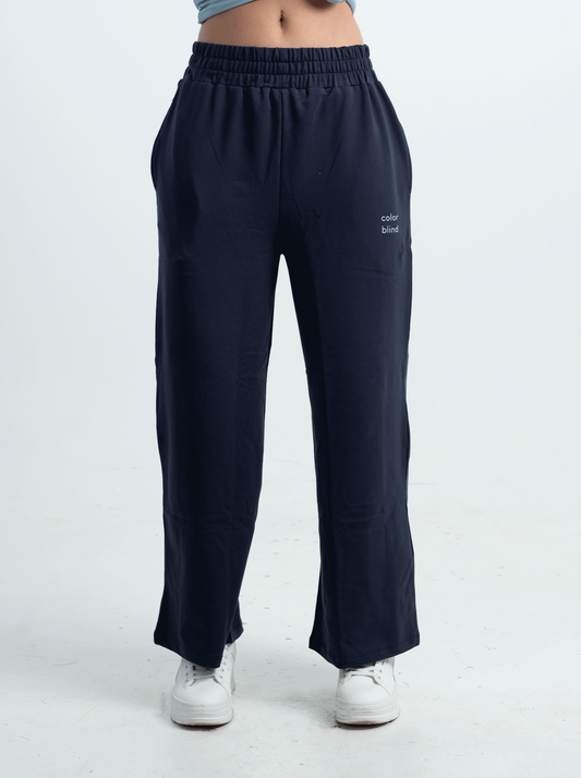 MIDNIGHT BLUE WOMEN'S RELAXED FIT PANTS