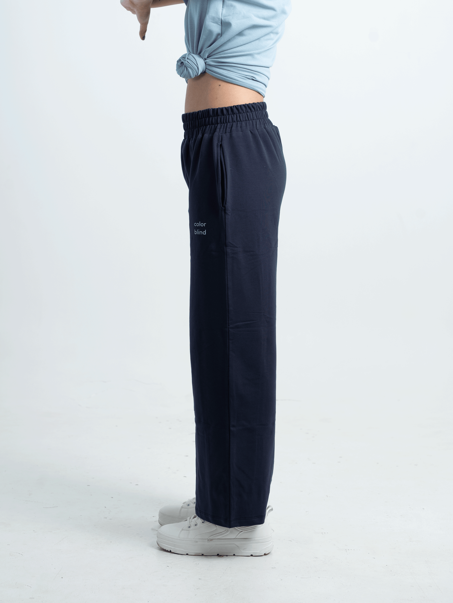 MIDNIGHT BLUE WOMEN'S RELAXED FIT PANTS
