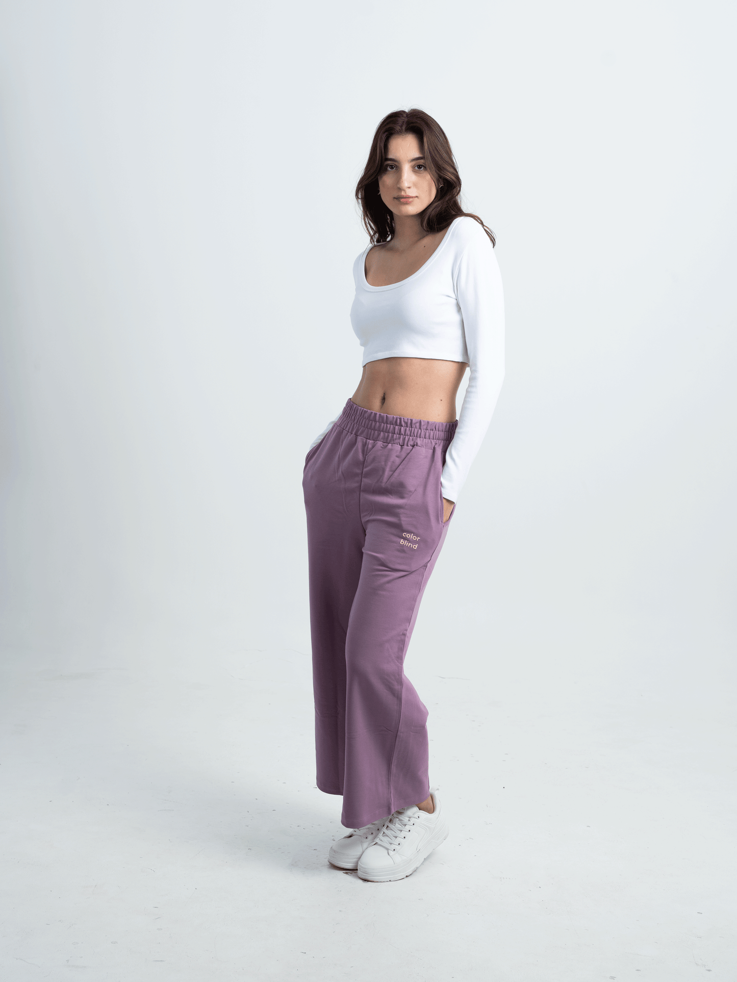 VERY PURPLE WOMEN'S RELAXED FIT PANTS